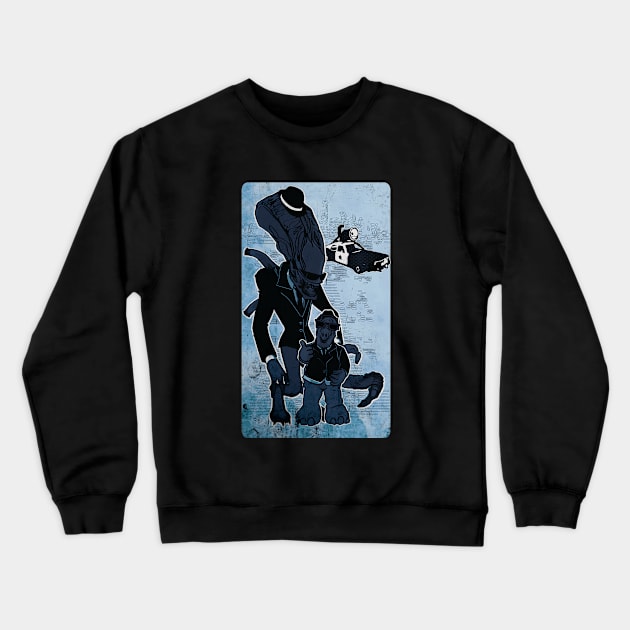 OTHERWORLY BLUES Crewneck Sweatshirt by sambukino